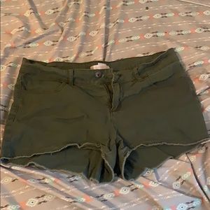🟢 5/$20 Olive Green Jean Shorts